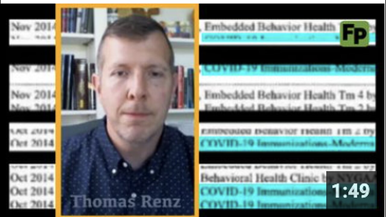 Why does soldier’s medical record from 2014 show “COVID-19 immunization-Moderna”? | Tom Renz