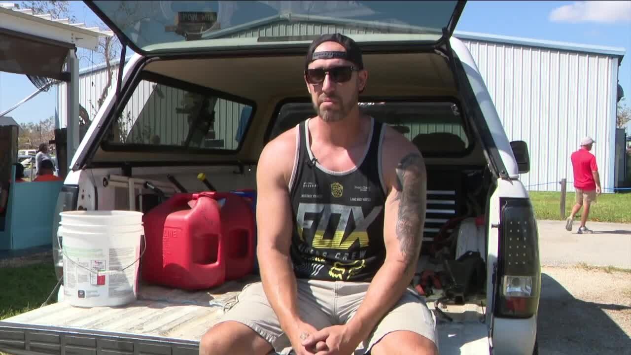 Tampa man travels to Southwest Florida to bring supplies