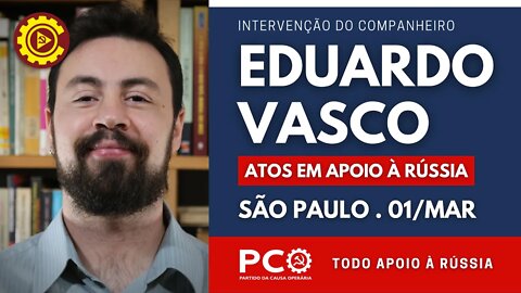 "Pela expulsão da OTAN da Ucrânia, da Rússia e do leste europeu!" | Eduardo Vasco