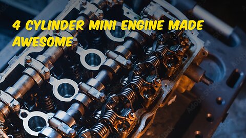 4 Cylinder Mini Engine made Awesome Experience 😃🤩