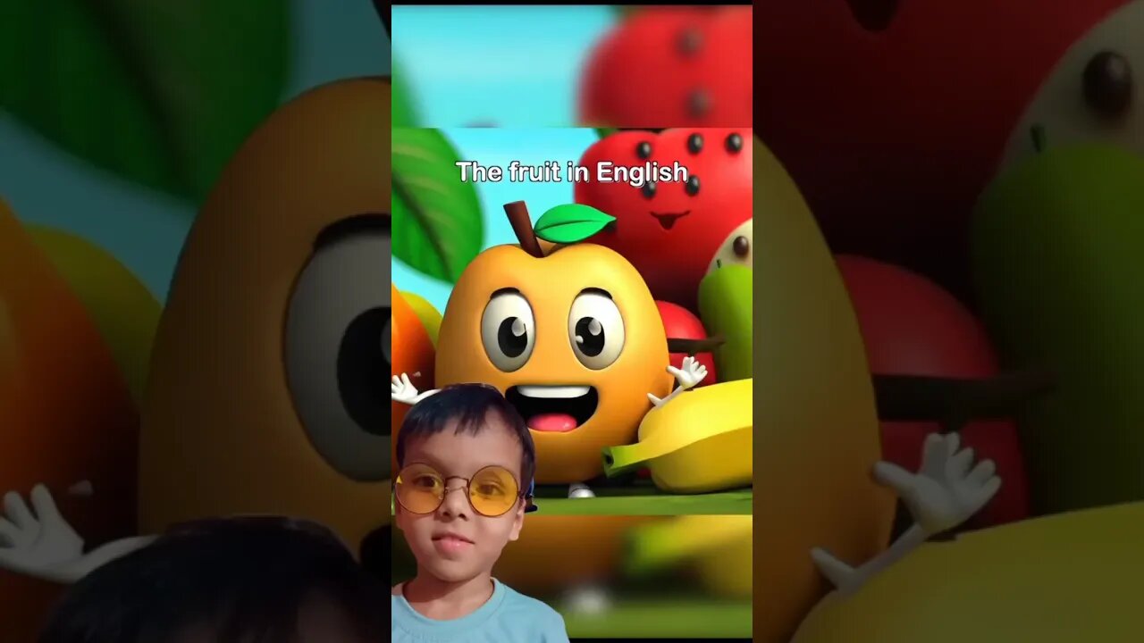 Friuts name for kids #shortvideo #english #masterenglish #500kviews