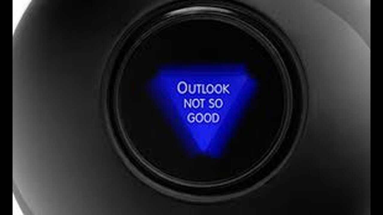 Rob's Magic Election 8 Ball Looks Bad for Kamala.