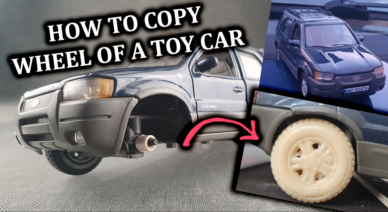 Replicating a Ford Maverick Toy Car Wheel: A Special Gift for My Sister 🚘