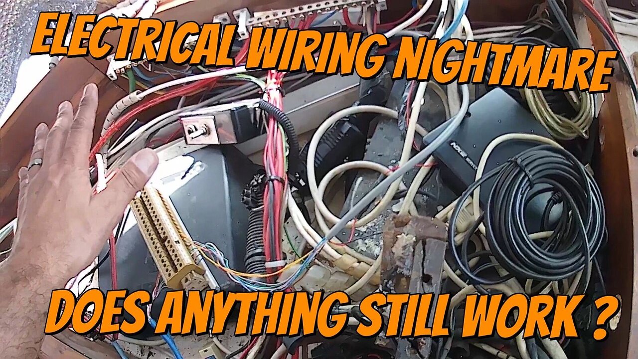 Electrical cabin work part1 #boat #diy #boating #yacht #restoration #ship #deck #boatrenovation