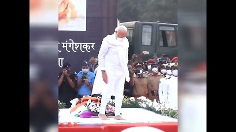 PM Modi's Last Goodbye to His Rakhi Sister Lata Mangeshkar