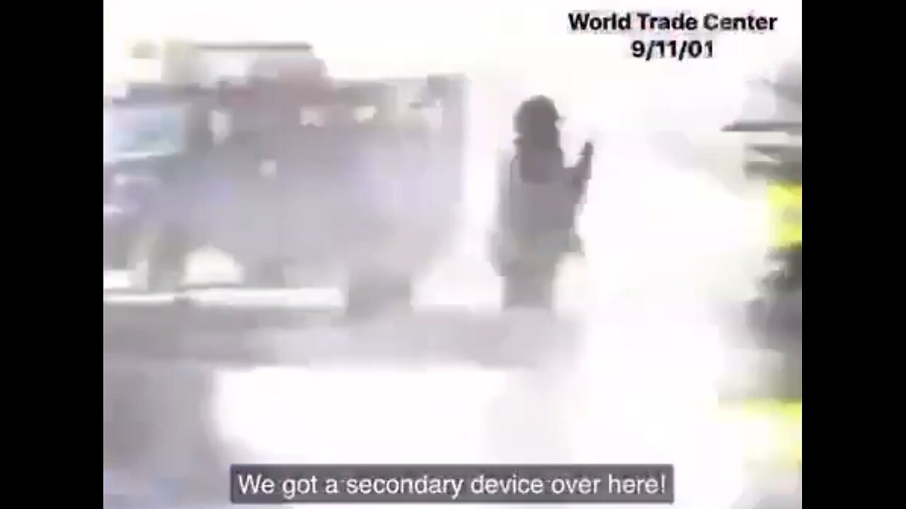 It's a very rare 9/11 Footage: “Start clearing out...We got a secondary device over here!”