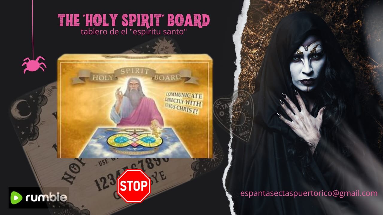 ⚠️ BEWARE ⚠️ "HOLY SPIRIT BOARD" 🤔🧐 ANOTHER OIJA BOARD?