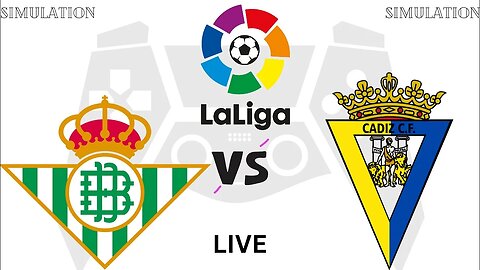 Real Beltis vs Cadiz | BET vs CAD | La Liga 2023 Live Match | Simulation