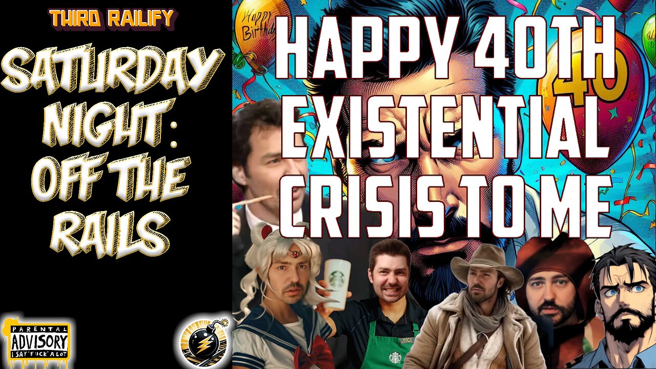 Saturday Night: OFF THE RAILS #63 | A BIRTHDAY SPECIAL AS I TURN 40 AND HAVE AN EXISTENTIAL CRISIS