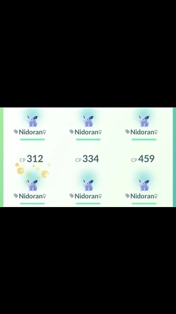 It's Lucky Nidoran all the way up