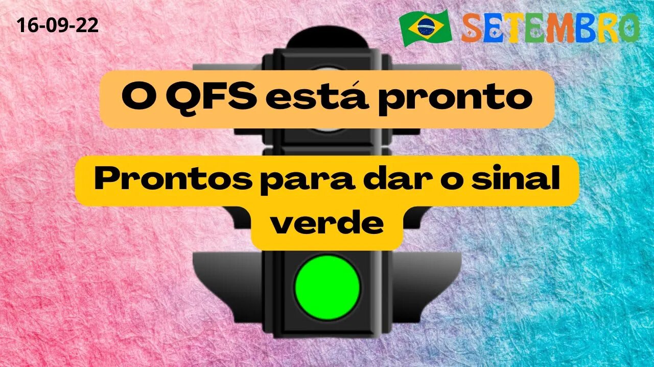 Prontos para dar o sinal verde