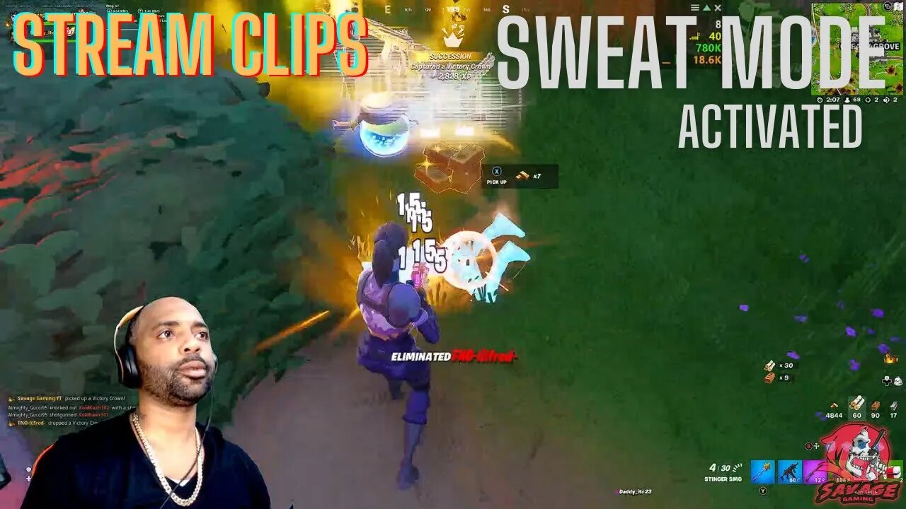 SWEAT MODE ACTIVATED [STREAM CLIPS] Savage Gaming-YT