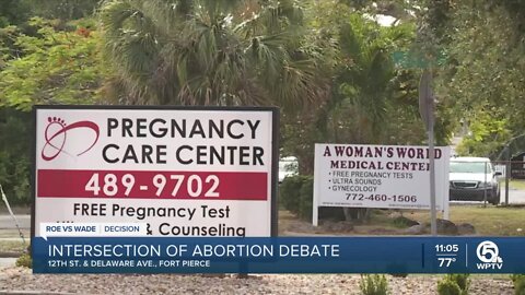 Abortion debate converges at intersection in Fort Pierce