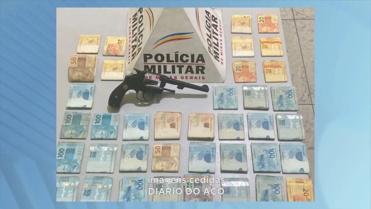 Arma e mais R$ 28 mil: rapaz preso com revólver e quantia em dinheiro no Canaãnzinho em Ipatinga