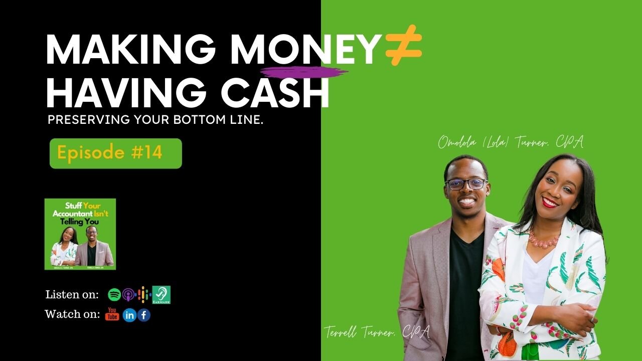 #14: How is My Business Making Money But I Don't Have any Cash to Show For It? #cashflow