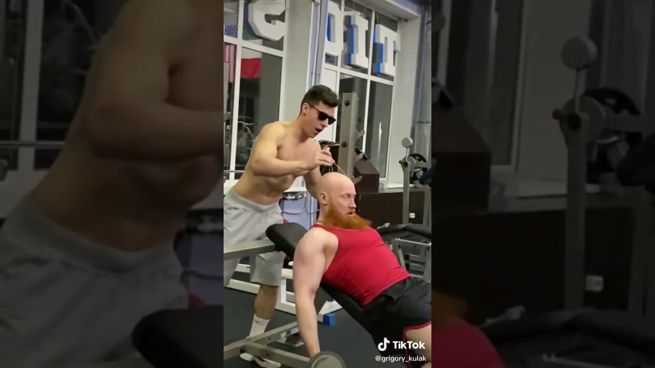 Prank head massage at Gym Club #prank​ #gym​ #massage​