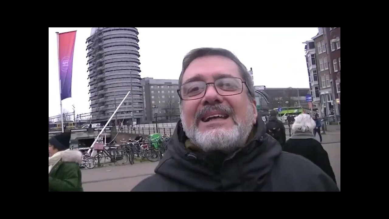 A antiga, livre e linda Amsterdam