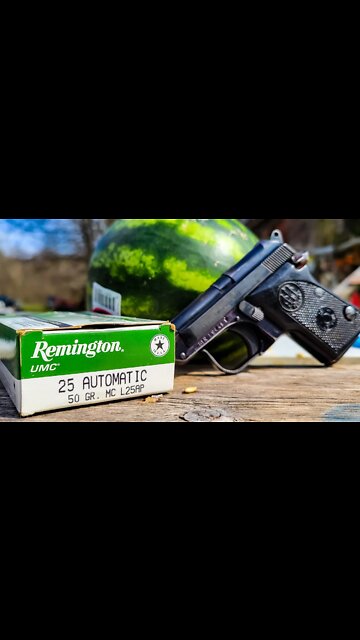 25 auto For Self Defense? - Melon Test #shorts