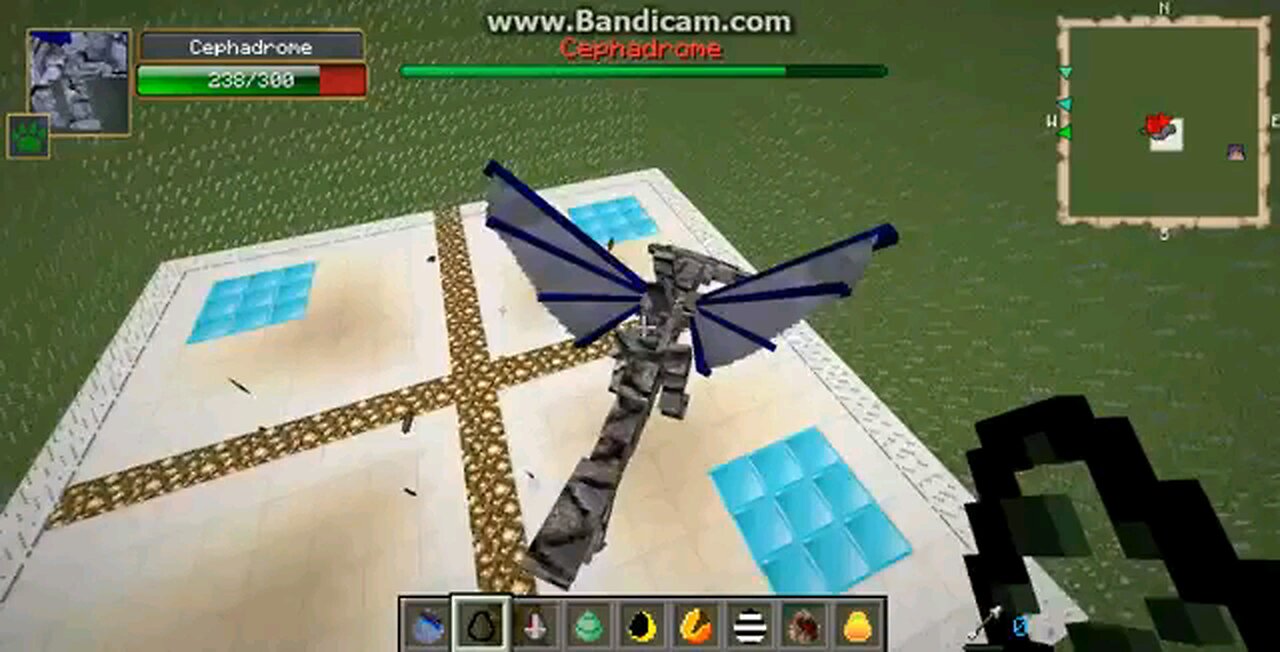 Minecraft mob battle vortex vs cephadrome