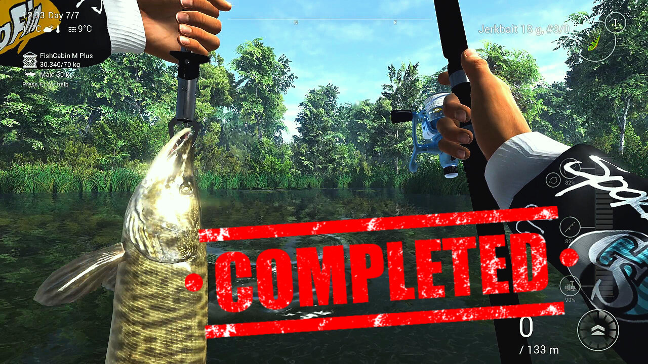 Pike Conqueror I, Pike Master III catch 250 pike, Fishing Planet game