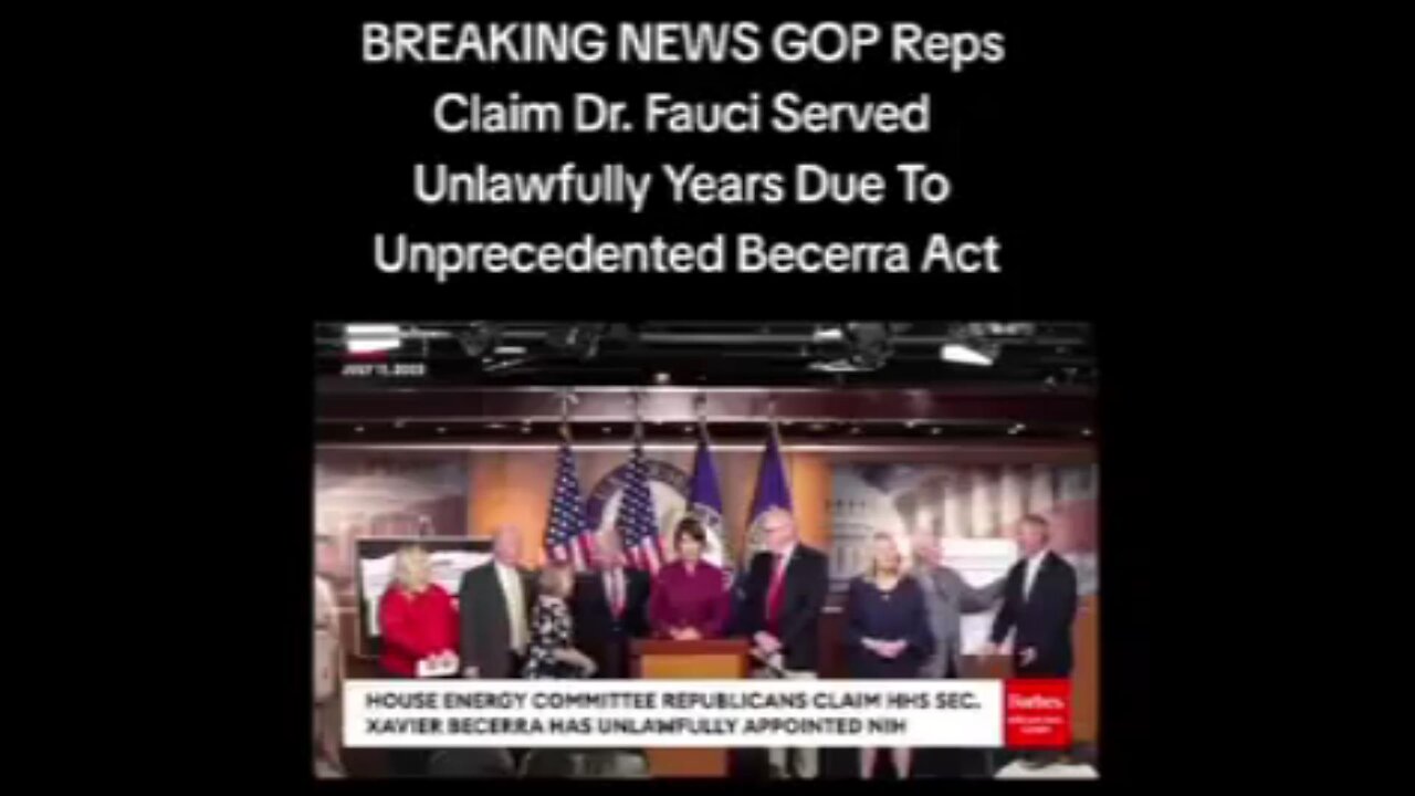 …BREAKING unlawful unprecedented becerra act?