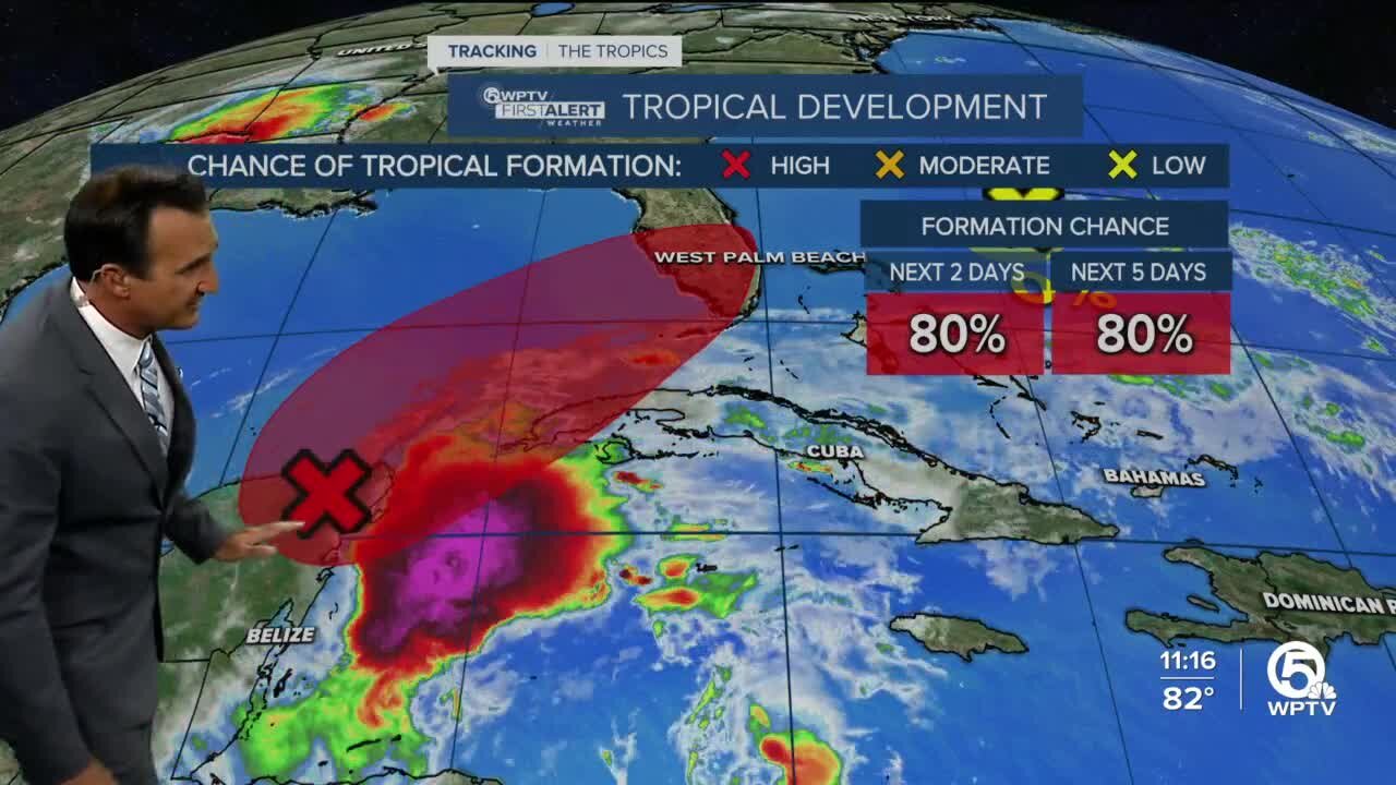 Invest 91L could bring heavy rains to South Florida