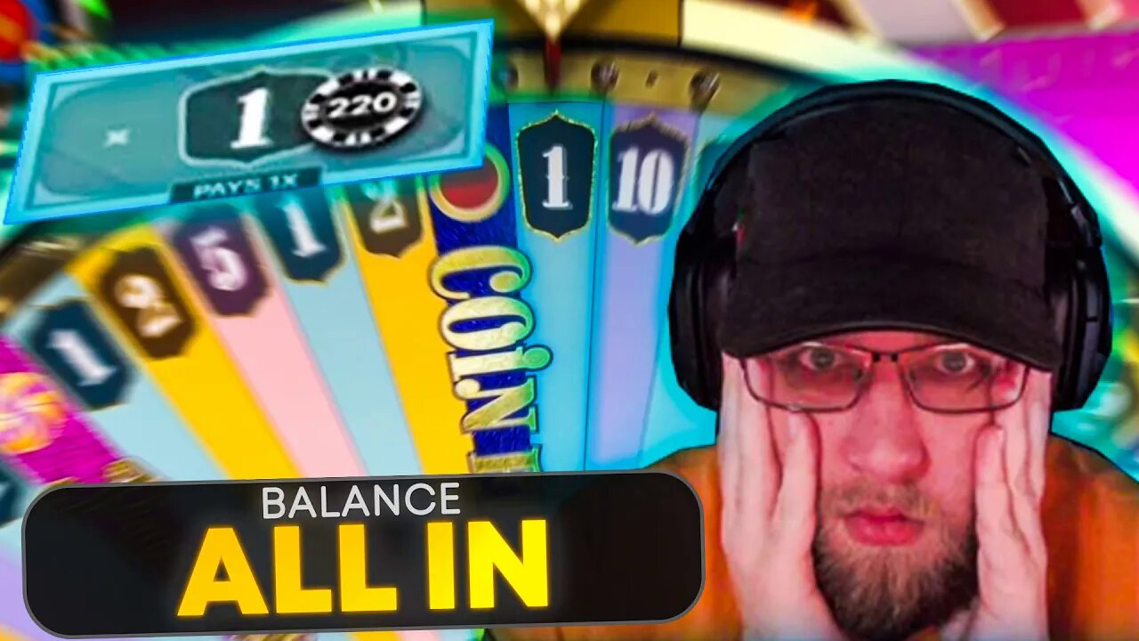 I WENT ALL IN ON 1X ON CRAZY TIME... (PROFIT?!)