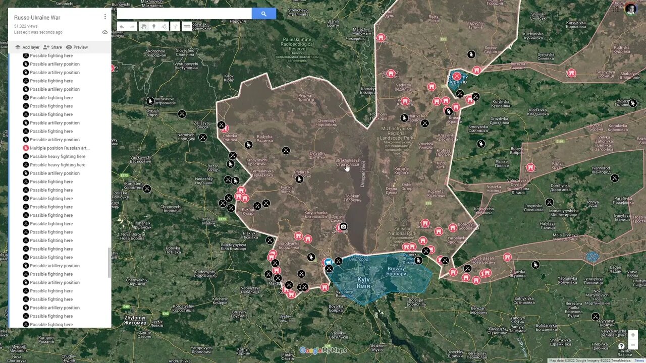 [ Ukraine SITREP ] Day 27 & 28 Summary - Major Ukrainian counteroffensive on the Kyiv Front