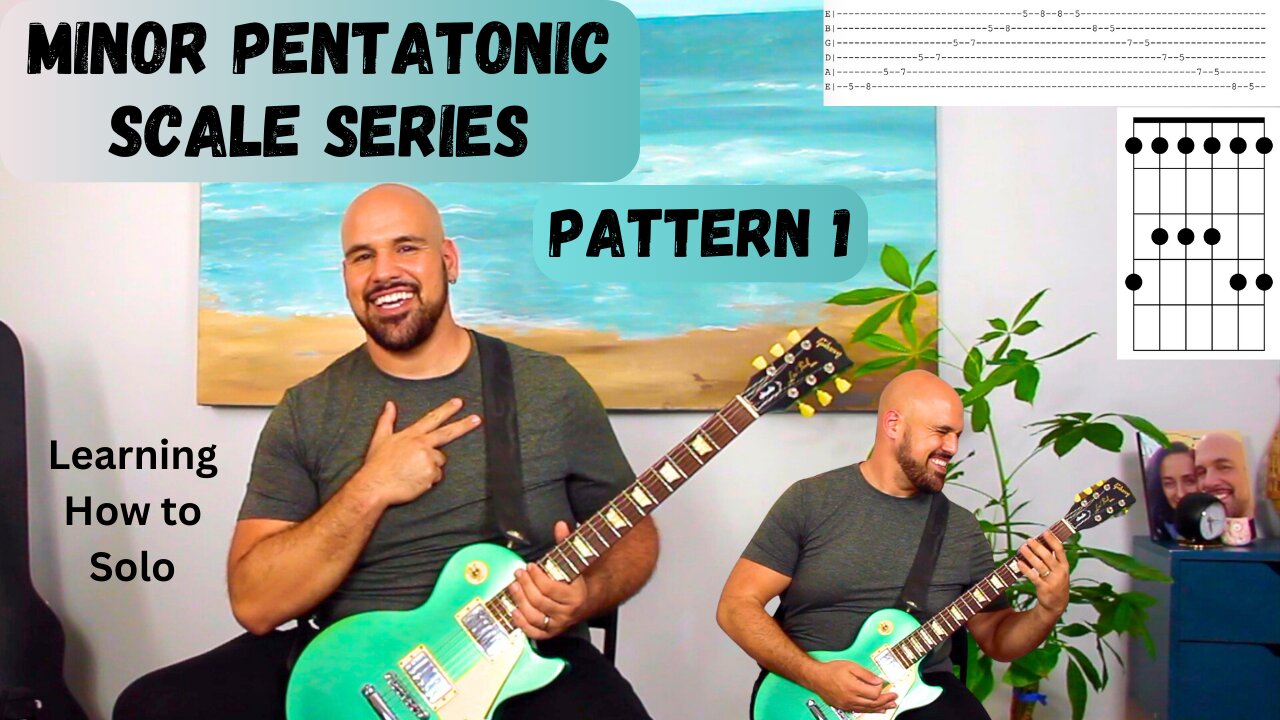 Pattern 1 - Minor Pentatonic Scale Series - Learning to Solo - Guitar Lesson