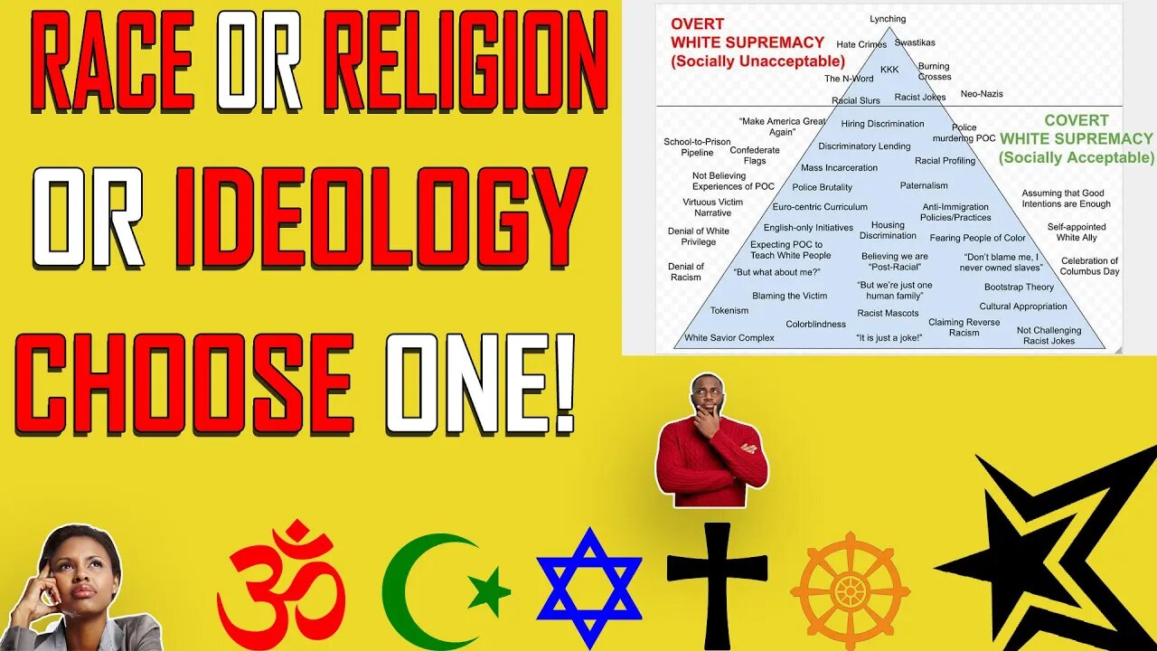 Race, Religion, Or Ideology | You Can Only Choose One!