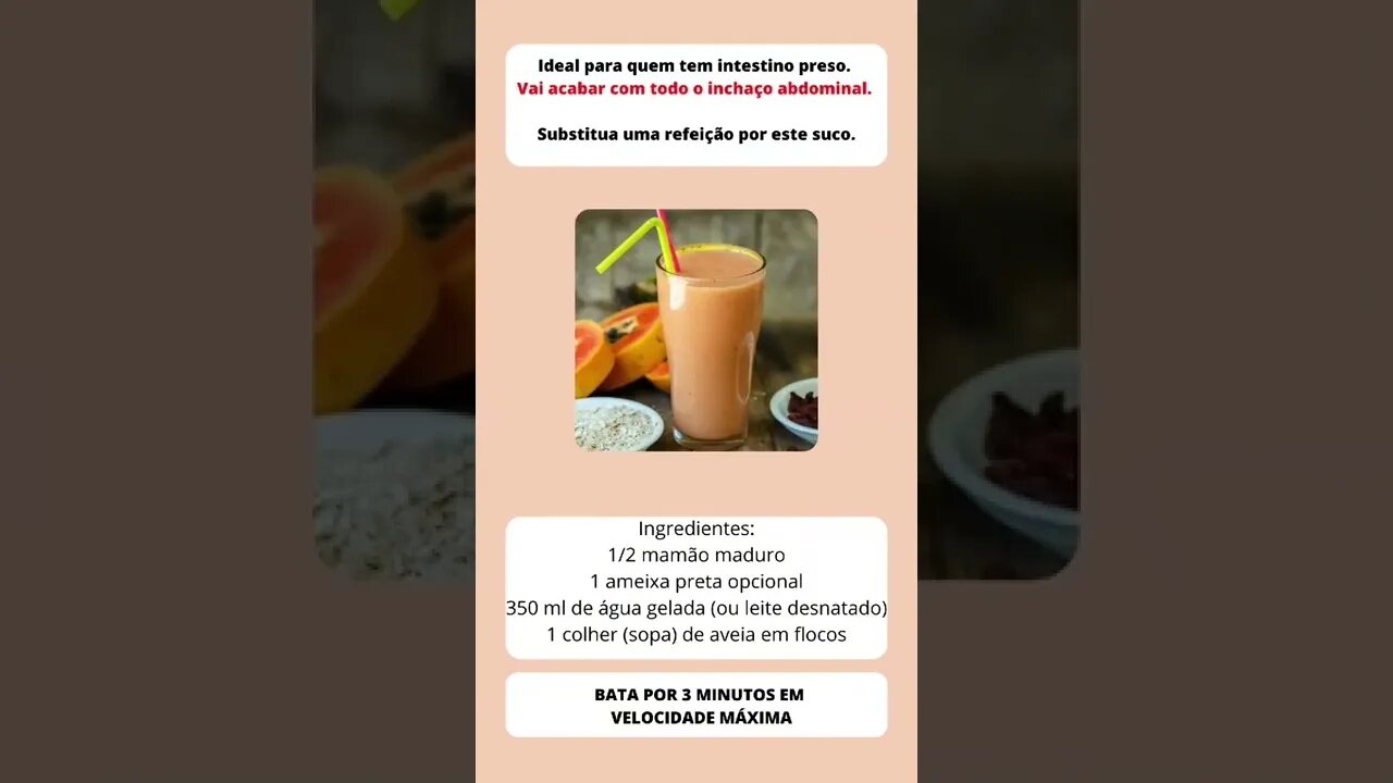 RECEITA FIT PARA EMAGRECER RÁPIDO E FÁCIL - Vídeo TikTok #Shorts