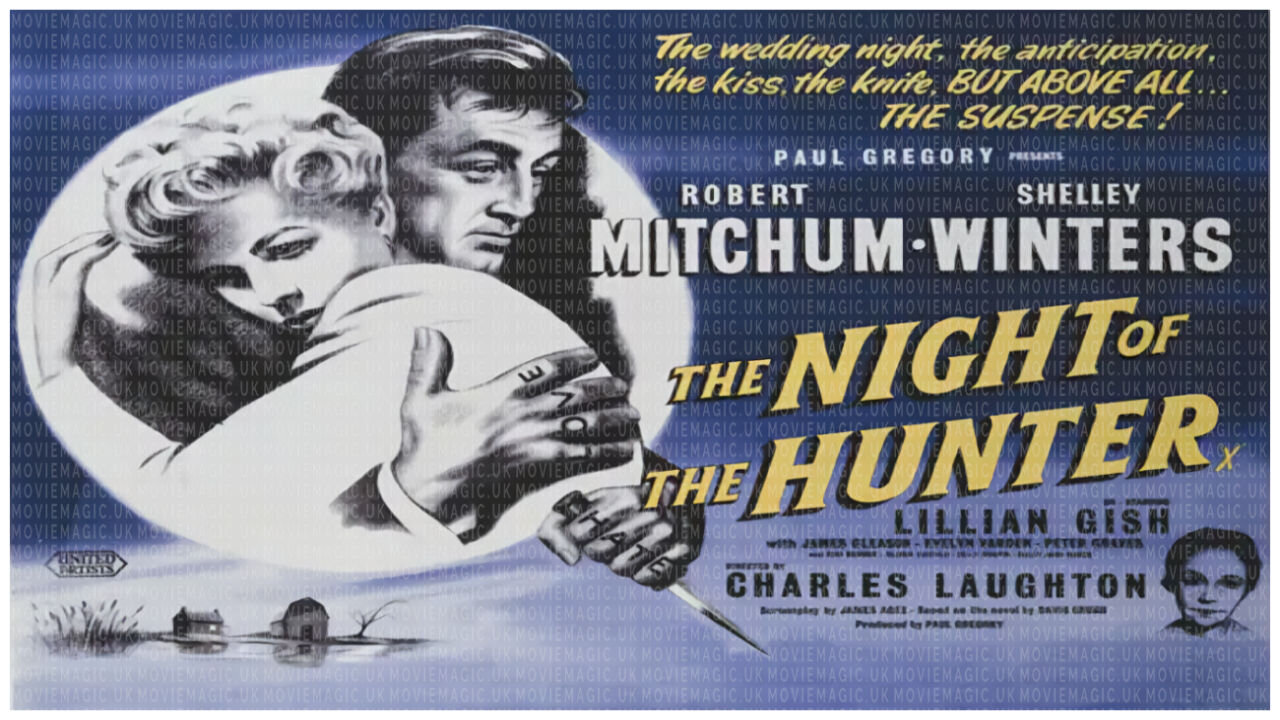 🎥 The Night of The Hunter - 1955 - 🎥 TRAILER & FULL MOVIE