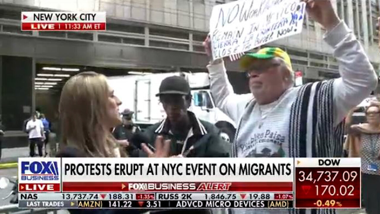 WHAT ABOUT US??!! Fed up New Yorkers protest unlawful immigration, demand "Close the border now!