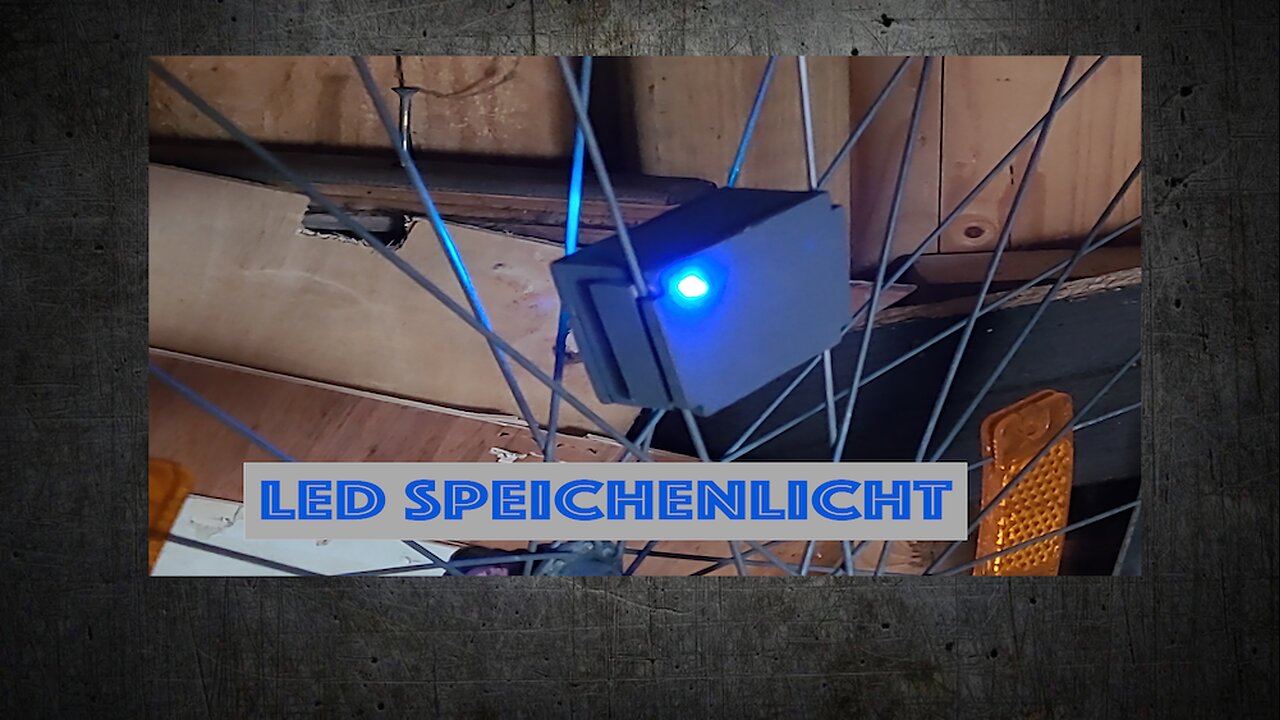 LED Fahrrad Speichenlicht mit automatischem Farbwechsel selber bauen