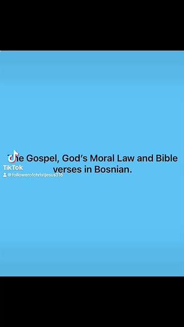 Tonight's Gospel translations Bosnian and Latin. #gospel #bibleverses #tencommandments