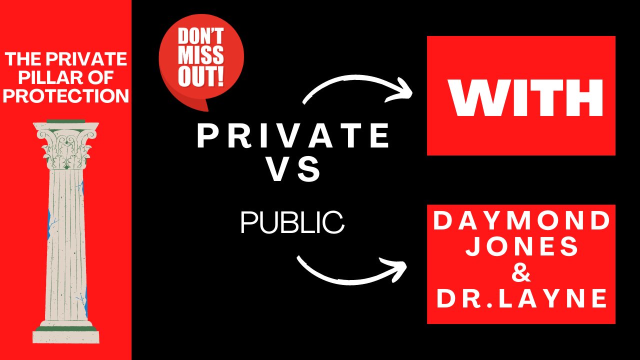 Private vs. Public Domain. The Private Pillar of Protection with Daymond Jones.