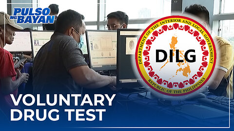 Mga kandidato sa barangay at sk elections 2023, hinimok ng dilg na magpa-drug test