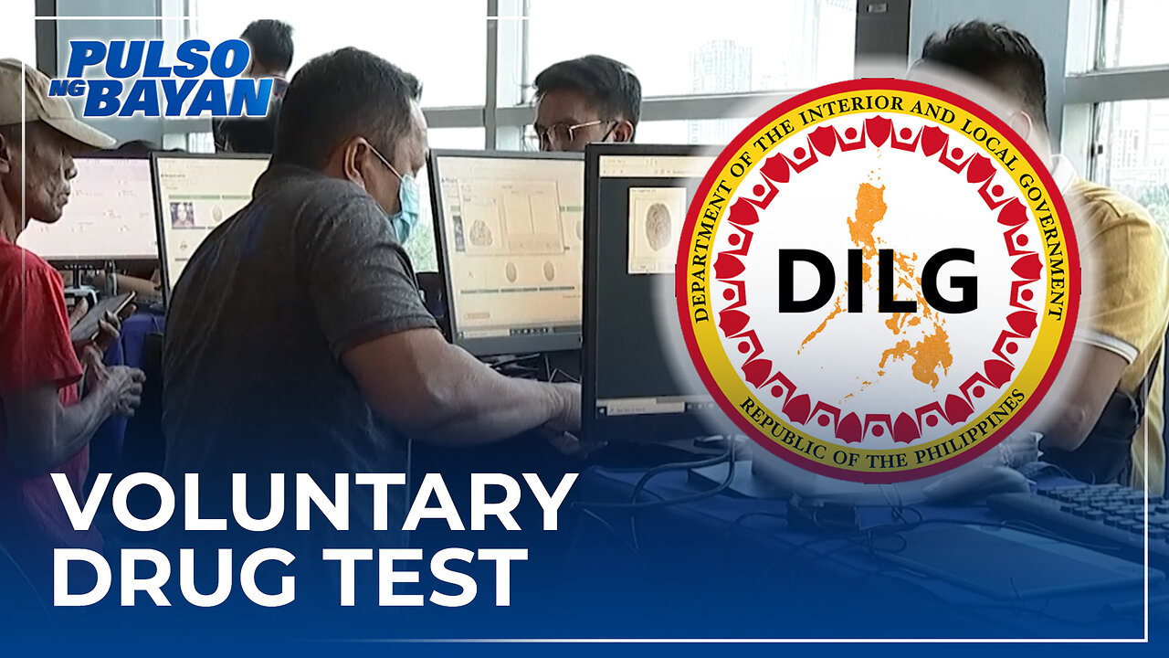 Mga kandidato sa barangay at sk elections 2023, hinimok ng dilg na magpa-drug test