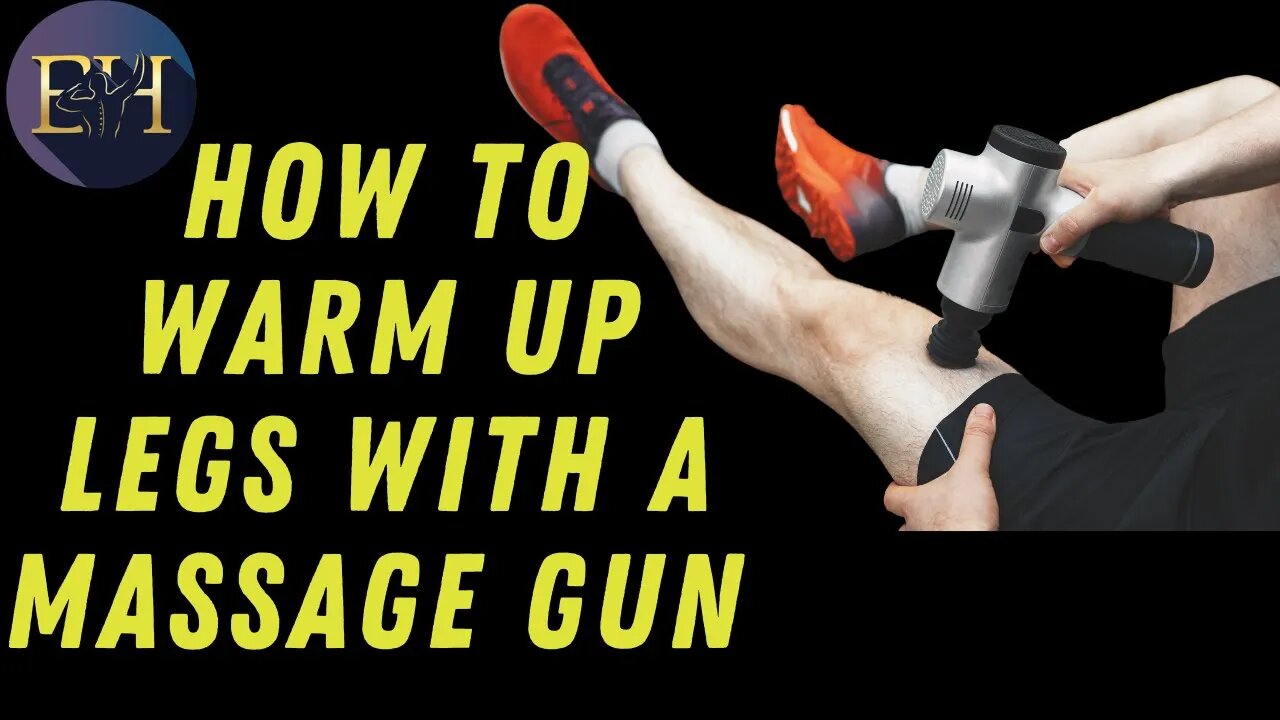 Warm Up | How to use a massage gun for runners legs | Massage gun routine for runners | Elite Sports