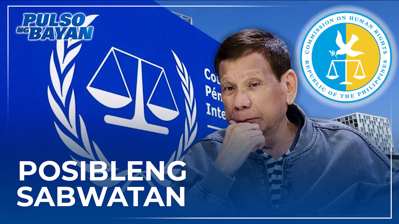 FPRRD, may pahayag ukol sa posibleng sabwatan ng CHR at ICC