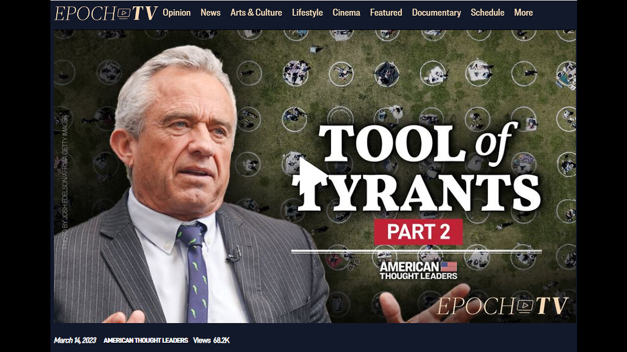 Robert Kennedy Jr - Tool of Tyrants - American Thought Leaders