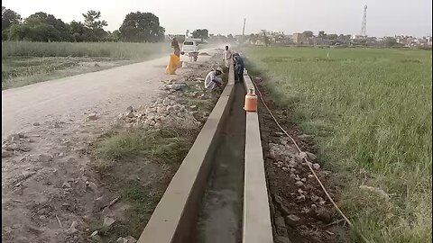 Noor Residency Halani .. making of water courses
