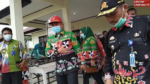 Bupati Lambar Parosil Mabsus Resmikan Gedung UPT Parana Pelayanan Publik dan Disdukcapil Way Tenong