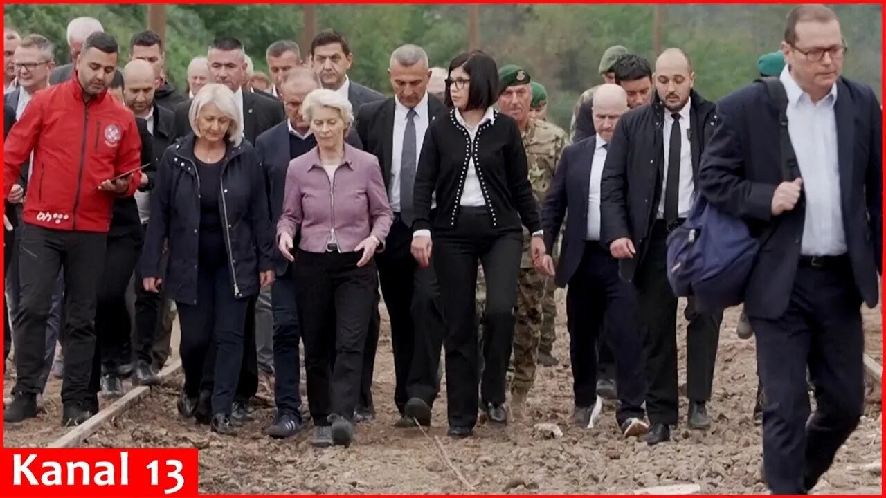 European Commission chief visits village devastated by floods in Bosnia