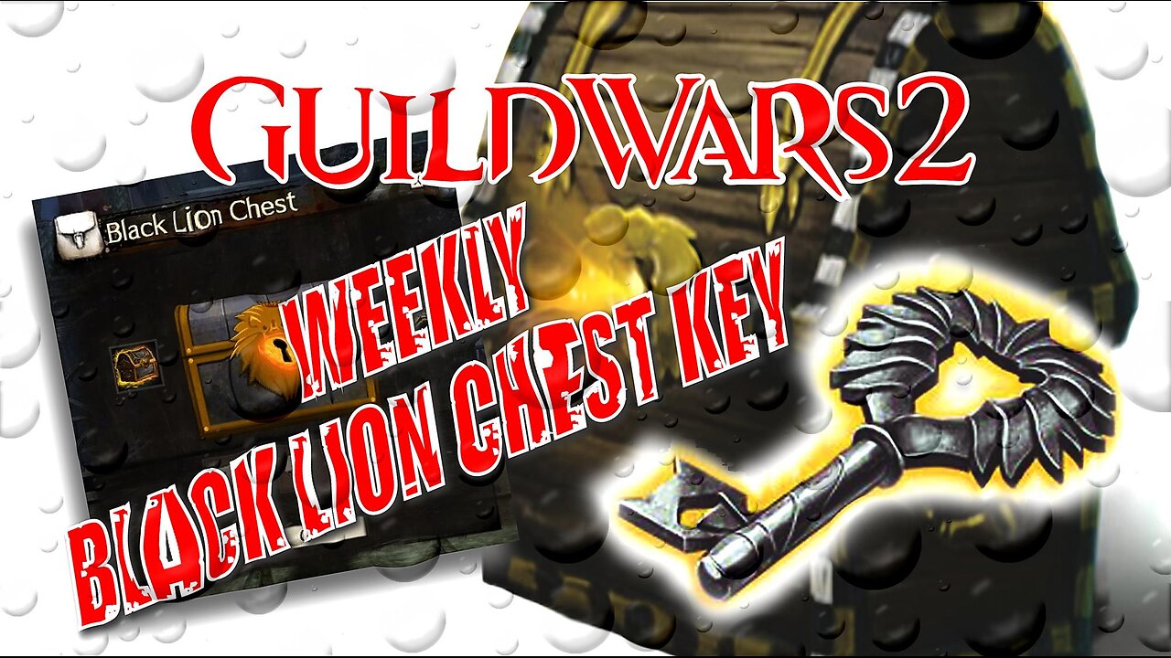 GUILD WARS 2 WEEKLY BLACK LION CHEST KEY