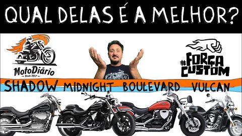 QUAL DELAS É A MELHOR? Shadow, Midnight, Boulevard ou Vulcan?