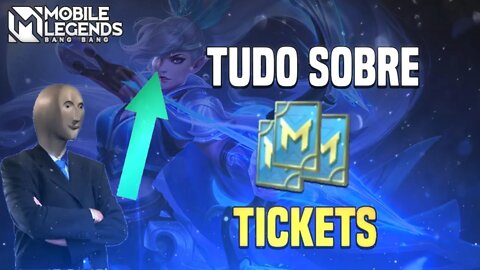 APRENDA SOBRE OS TICKETS, COMO GANHAR E ONDE GASTAR | APRENDENDO A JOGAR MOBILE LEGENDS #2