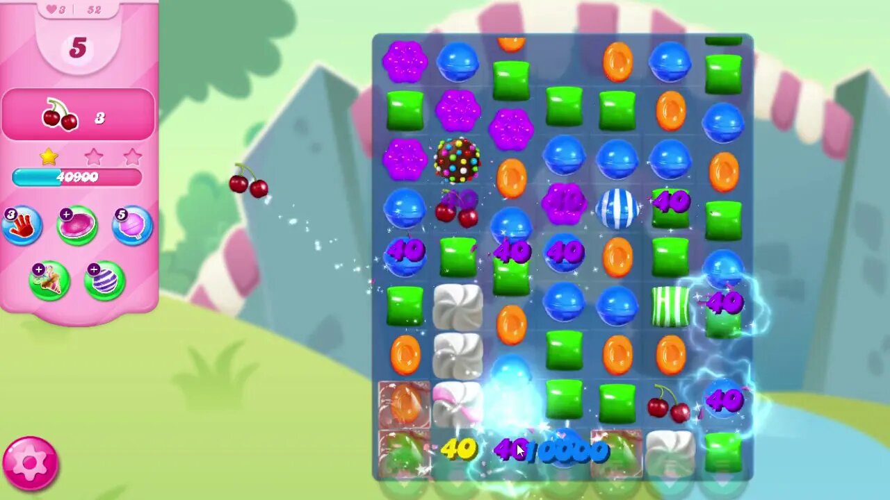 Candy Crush Saga Level 52