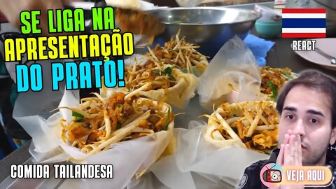 FÃS de FRUTOS DO MAR VÃO ADORAR ESSE PRATO! Reagindo a COMIDAS DE RUA TAILANDESAS | Veja Aqui Reacts