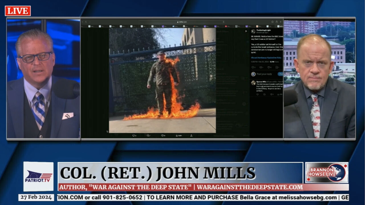 Col. John Mills | AirForce Suicide by Fire was an Intel Officer & Radical Extremist